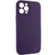 Чохол Silicone Case Full Camera Protective (AA) для Apple iPhone 12 Pro Max (6.7") Фіолетовий / Elderberry