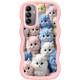 Чохол TPU Cloudy Pictures для Samsung Galaxy A55 Kittens