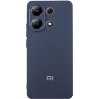 Чохол Silicone Cover Lakshmi Full Camera (AA) with logo для Xiaomi Redmi Note 13 5G Синій / Midnight blue