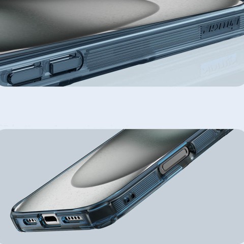 TPU чохол Nillkin Nature Pro Magnetic для Apple iPhone 16 (6.1") Синій (прозорий)