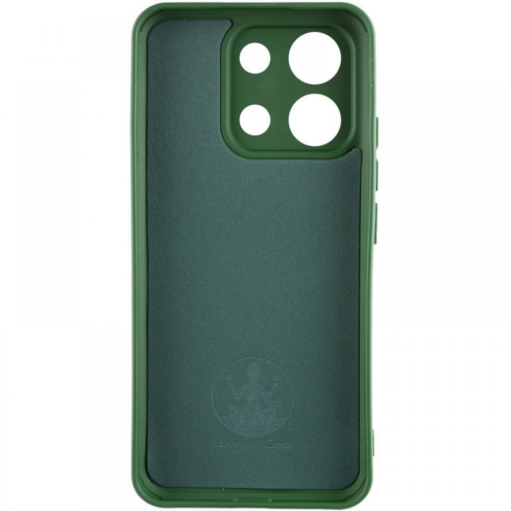Чохол Silicone Cover Lakshmi Full Camera (AA) для Xiaomi Poco X6 / Note 13 Pro 5G Зелений / Dark green