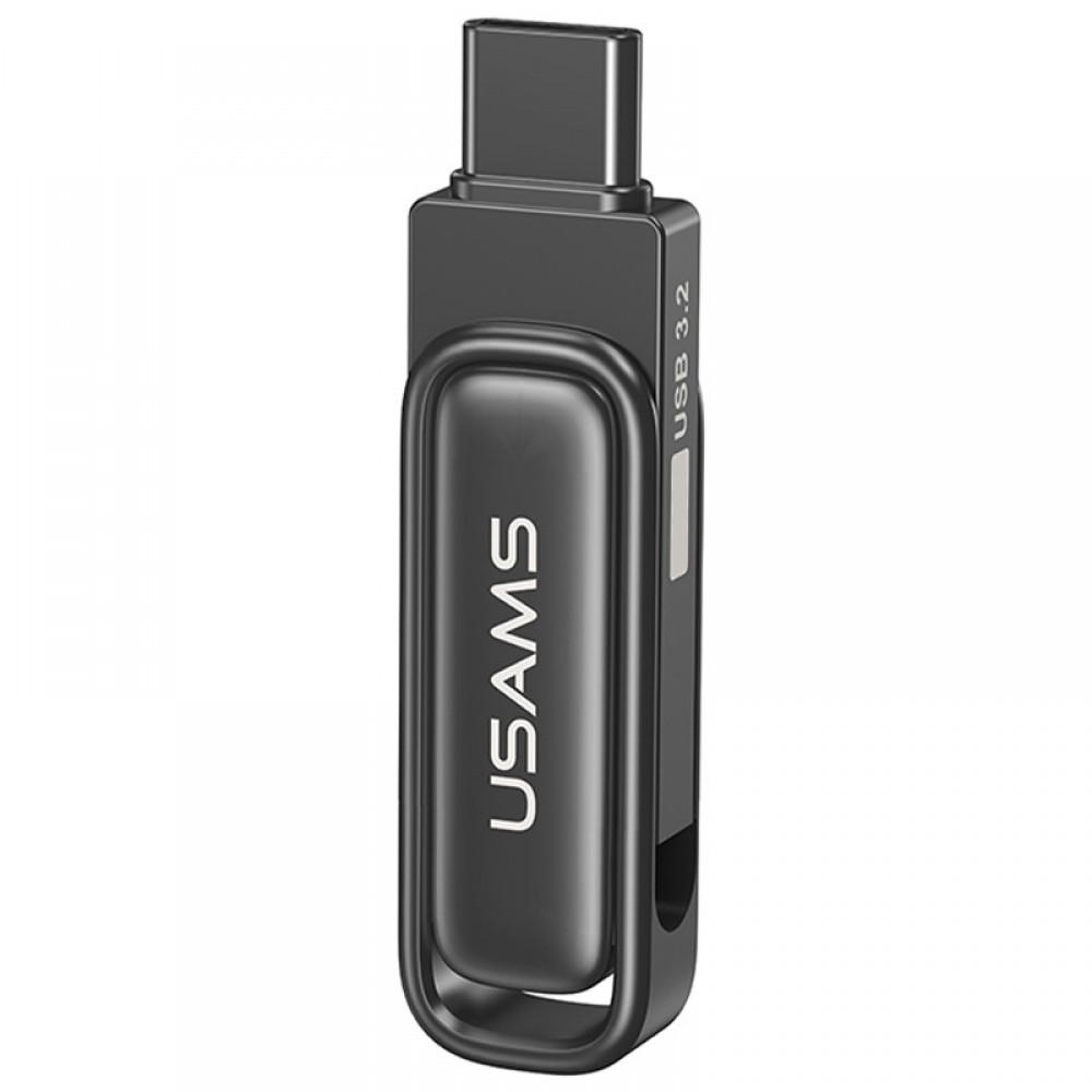 Флеш накопичувач USAMS US-ZB348 USB3.2 Type-C High-Speed Flash Drive With Dual Ports 128Gb Tarnish