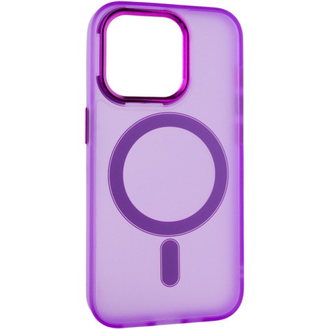 Чохол TPU+PC Lily with MagSafe для Apple iPhone 13 Pro Max (6.7") Purple