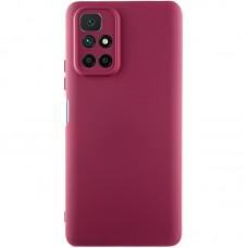 Чохол TPU GETMAN Liquid Silk Full Camera для Xiaomi Redmi 10 Бордовий / Marsala