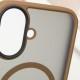 TPU+PC чехол Metal Buttons with MagSafe для Apple iPhone 16 (6.1")