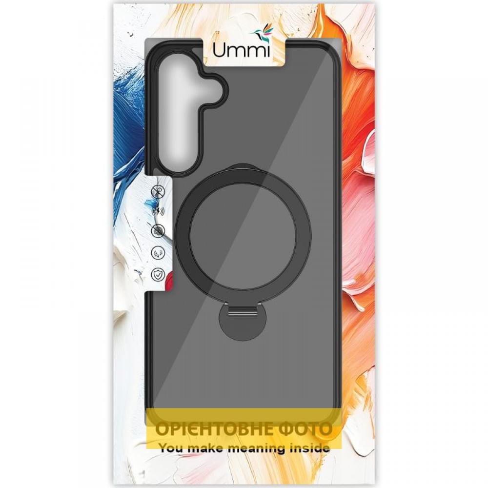 Чохол Ummi Colorful with MagSafe HQ Ring для Samsung Galaxy S25 Edge Black
