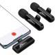 Петличний бездротовий мікрофон Hoco L20A Mini Voice (Lightning/Type-C) 60 mAh Black Петличний бездротовий мікрофон Hoco L20A Mini Voice (Lightning/Type-C) 60 mAh Black