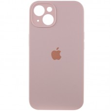 Чохол Silicone Case Full Camera Protective (AA) для Apple iPhone 14 (6.1") Рожевий / Chalk Pink