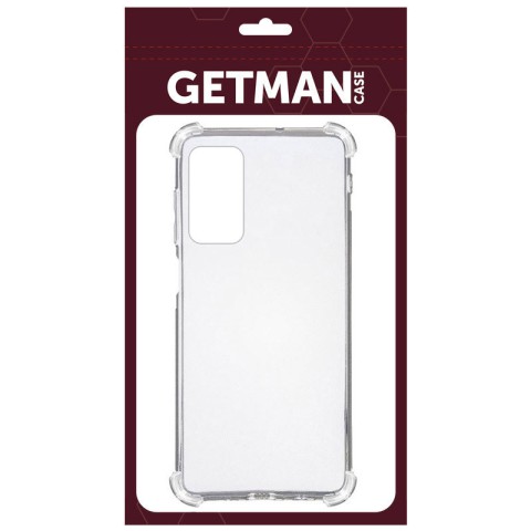 TPU чохол GETMAN Ease logo посилені кути для Nokia G42 Безбарвний (прозорий)