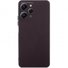 Чохол Silicone Cover Lakshmi Full Camera (AA) для Xiaomi Redmi 12 Шоколадный / Chocolate