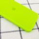Чохол Silicone Case Square Full Camera Protective (AA) для Apple iPhone 11 Pro (5.8") Салатовий / Neon green