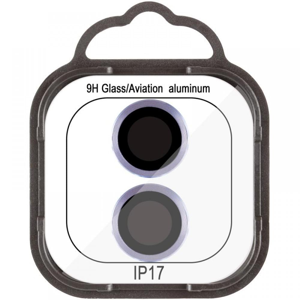 Захисне скло Metal Classic на камеру (у упак.) для Apple iPhone 17 (6.3") Блакитний / Light Blue