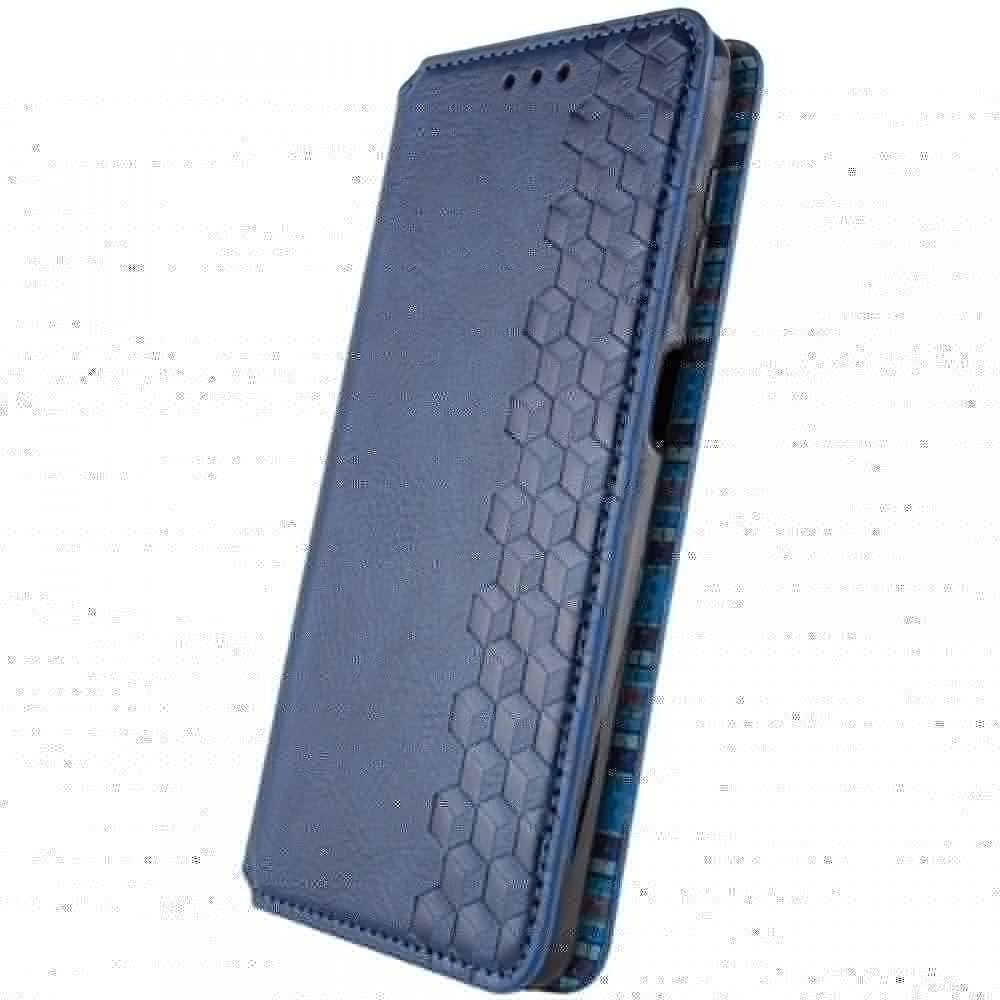 Шкіряний чохол-книжка GETMAN Cubic (PU) для Samsung Galaxy M14 5G Синій