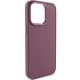 TPU чохол Bonbon Metal Style для Apple iPhone 13 Pro (6.1") Бордовий / Plum