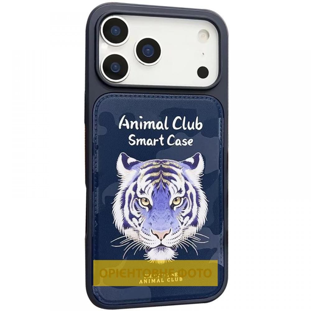 TPU+PC чохол Animal Club для Apple iPhone 16 Pro Max (6.9") Royal Blue