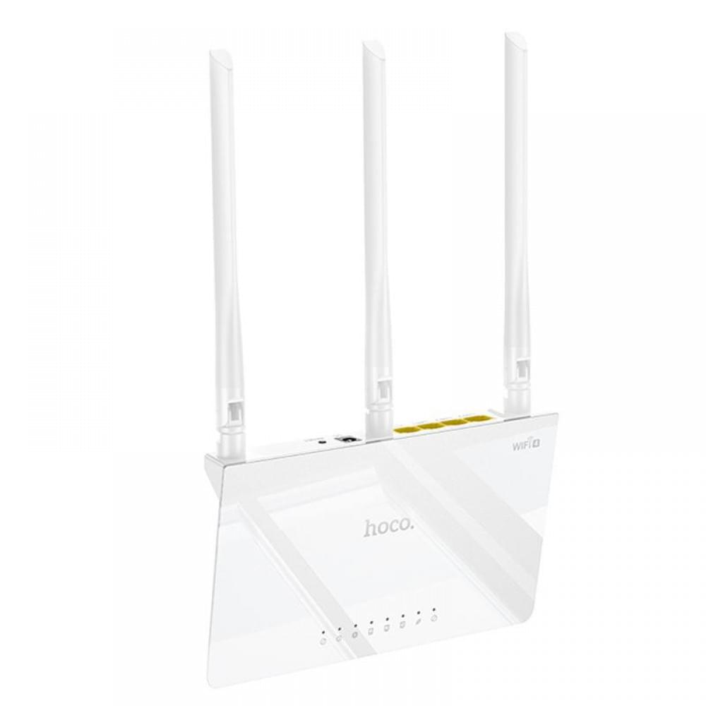 Маршрутизатор (роутер) Hoco HI30 WiFi4 100Mbs White