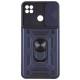 Ударостійкий чохол Camshield Serge Ring для Xiaomi Redmi 9C / Redmi 10A Синій