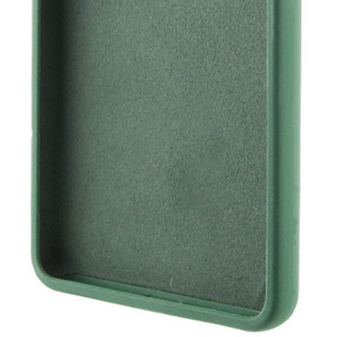 Чохол TPU GETMAN Liquid Silk Full Camera для Xiaomi Redmi 13 4G / Poco M6 4G Зелений / Dark green