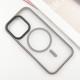 TPU+PC чохол Metal Buttons with MagSafe для Apple iPhone 16 Pro (6.3") Сірий