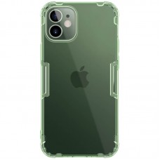 TPU чохол Nillkin Nature Series для Apple iPhone 12 mini (5.4") Темно-зелений (прозорий)