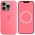 Чохол Silicone case (AAA) full with Magsafe and Animation для Apple iPhone 15 Pro (6.1") Рожевий / Pink