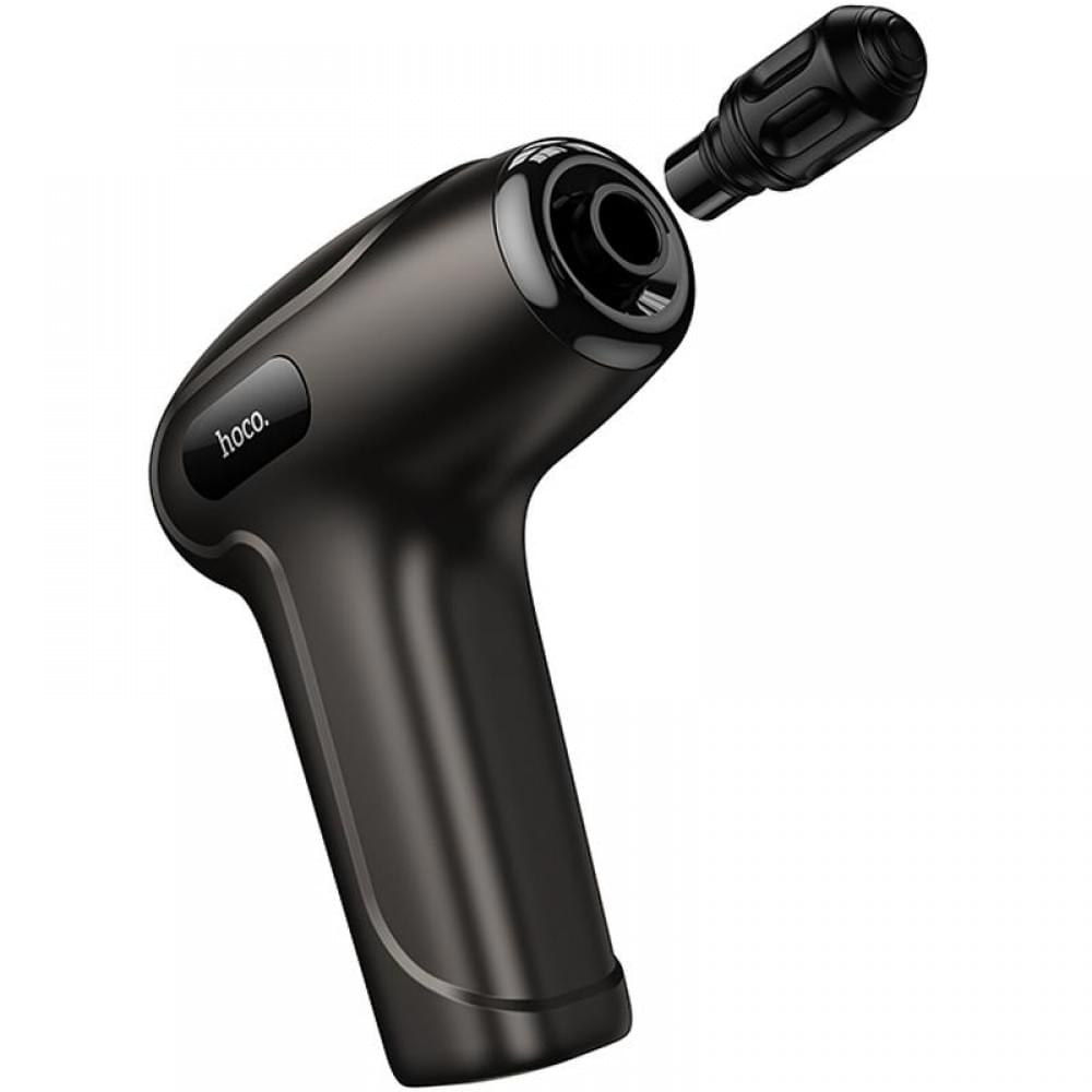 Фітнес-масажер для м'язів Hoco HP51 Electric mini 2×1800 mAh Metal gray