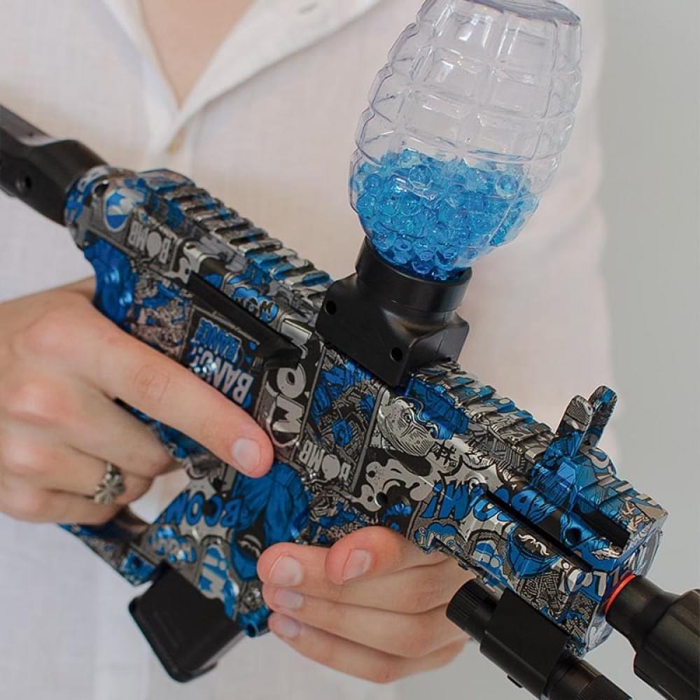 Автомат на гідрогелевих кульках (орбізах) Gel Energy Graffiti Blue Автомат на гідрогелевих кульках (орбізах) Gel Energy Graffiti Blue