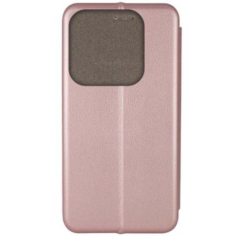 Шкіряний чохол-книжка Classy для Motorola Edge 50 Pro Rose Gold