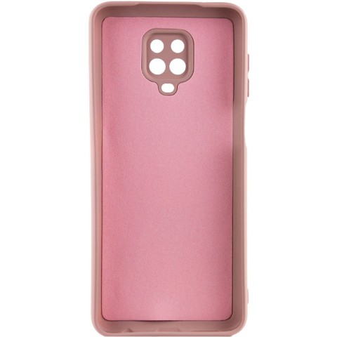 Чохол TPU GETMAN Liquid Silk Full Camera для Xiaomi Redmi Note 9s / Note 9 Pro / Note 9 Pro Max Рожевий / Pink Sand