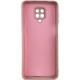 Чохол TPU GETMAN Liquid Silk Full Camera для Xiaomi Redmi Note 9s / Note 9 Pro / Note 9 Pro Max Рожевий / Pink Sand
