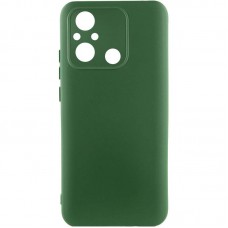 Чохол Silicone Cover Ummi Lakshmi Full Camera (AA) для Xiaomi Redmi 12C / Poco C55 Зелений / Dark green