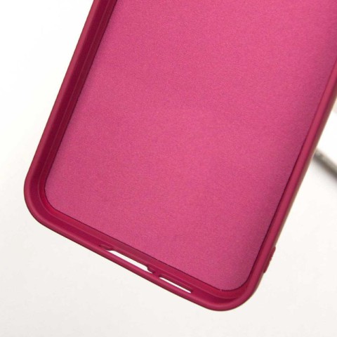 Чохол TPU GETMAN Liquid Silk Full Camera для Samsung Galaxy S23+ Бордовий / Marsala