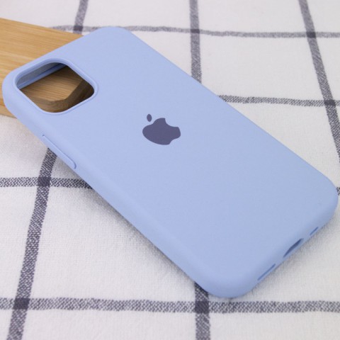 Чохол Silicone Case Full Protective (AA) для Apple iPhone 15 Pro (6.1") Блакитний / Lilac Blue