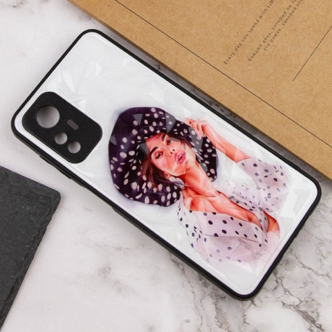 TPU+PC чохол Prisma Ladies для Xiaomi Redmi Note 12S Girl in a hat