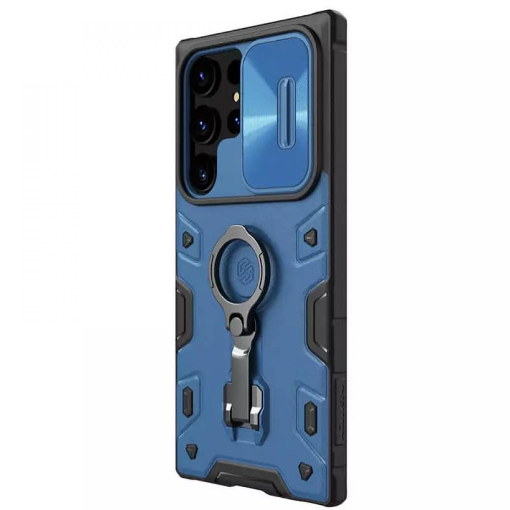 TPU+PC чехол Nillkin CamShield Armor Pro no logo (шторка на камеру) для Samsung Galaxy S23 Ultra
