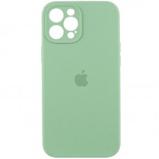 Чохол Silicone Case Full Camera Protective (AA) для Apple iPhone 12 Pro Max (6.7") Зелений / Pistachio