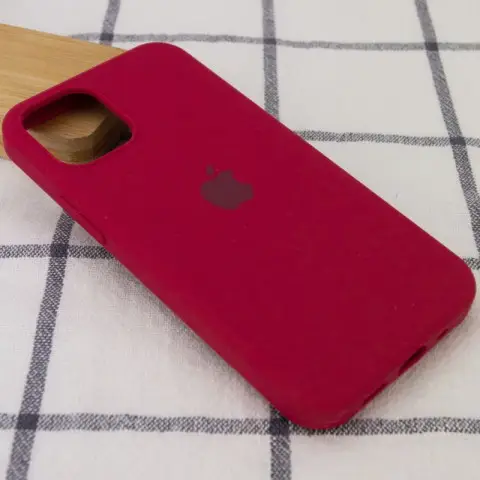 Чохол Silicone Case Full Protective (AA) для Apple iPhone 13 mini (5.4") Червоний / Rose Red