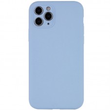 Чохол Silicone Case Full Camera Protective (AA) NO LOGO для Apple iPhone 12 Pro (6.1") Блакитний / Lilac Blue