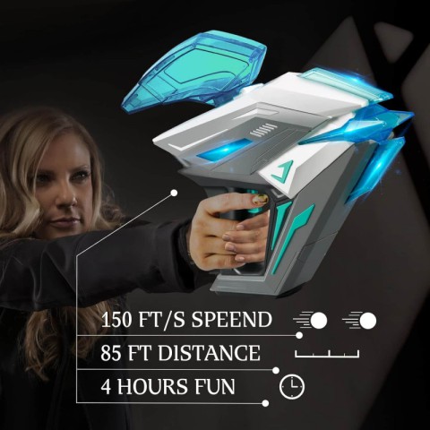 Пістолет на гідрогелевих кульках (орбізах) Gel Energy Space 001 Grey