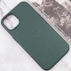Шкіряний чохол Leather Case (AAA) with MagSafe and Animation для Apple iPhone 13 (6.1") Sequoia Green
