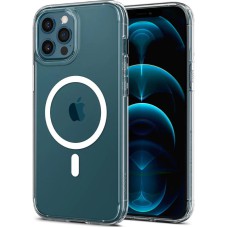 Чохол SGP Ultra Hybrid (MagFit) для Apple iPhone 12 Pro / 12 (6.1") Прозорий