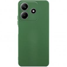Чохол TPU GETMAN Liquid Silk Full Camera для Xiaomi Redmi Note 14 5G Зелений / Dark green