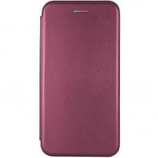 Шкіряний чохол-книжка Classy для Motorola Moto G15 4G Бордовий