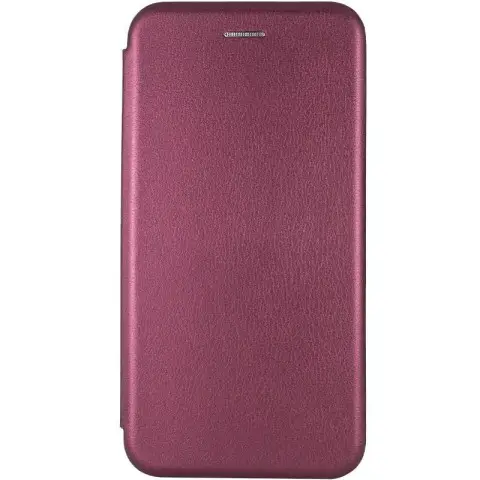 Шкіряний чохол-книжка Classy для Motorola Moto G15 4G Бордовий