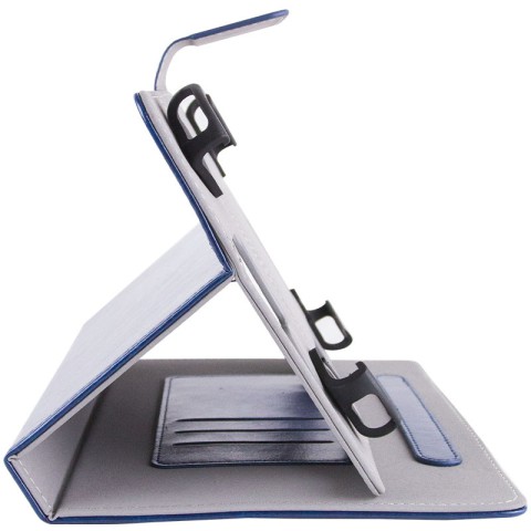 Універсальний шкіряний чохол-книжка для планшета 11" Синій