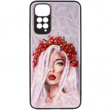 TPU+PC чохол Prisma Ladies для Xiaomi Redmi Note 11 Pro 4G/5G / 12 Pro 4G Ukrainian Girl