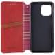 Шкіряний чохол-книжка GETMAN Cubic (PU) для Apple iPhone 12 Pro / 12 (6.1") Червоний
