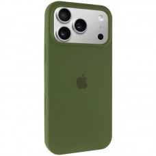 Чохол Silicone Case Full Protective (AA) для Apple iPhone 17 Pro Max (6.9") Зелений / Dark Olive