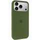Чохол Silicone Case Full Protective (AA) для Apple iPhone 17 Pro Max (6.9") Зелений / Dark Olive