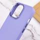 TPU чохол Bonbon Metal Style для Apple iPhone 14 Pro (6.1") Бузковий / Dasheen
